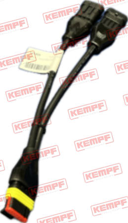 131968 Kempf Adapter,  4-pol Buchse/2x 4-pol Stecker